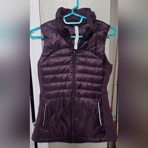 Lululemon Sleeveless Puffer Vest - Deep Plum